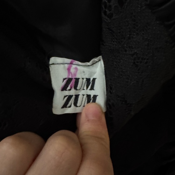 Zum Zum strapless 80s vintage lace formal dress - size 4 - Picture 3 of 6